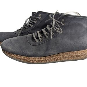 Birkenstock Atlin Chukka Boot Graphite Gray Leather Lace Up Size 45 US Men 12